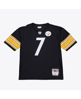 Mitchell Ness Men's Ben Roethlisberger Black Pittsburgh Steelers 2001 Legacy Throwback Replica Jersey