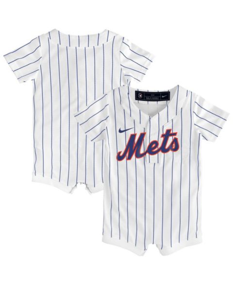 Комбинезон Nike White New York Mets Home Replica Romper Jersey для малышей