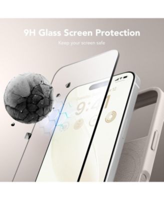 Magnetic for iPhone 16 Pro Case, Compatible with MagSafe, Silicone Shockproof Anti-Scratch Protective Phone Case 6.3 inch, Stone