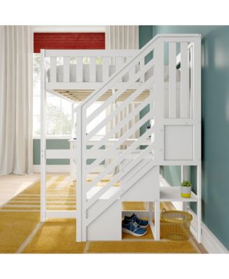 Classic Full High Loft, Desk,  Staircase