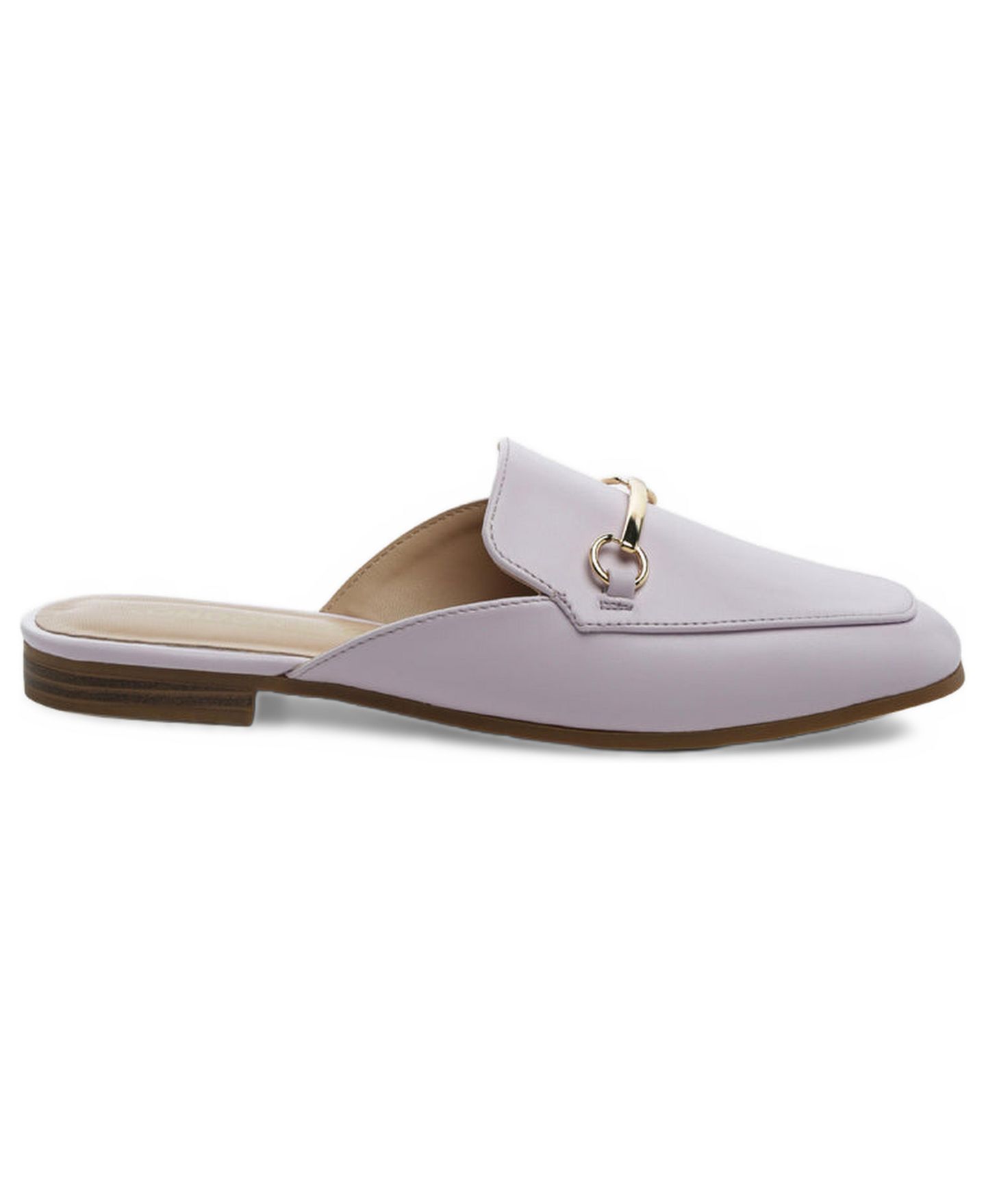 Женские сабо London Rag Vasiliki Faux Leather Flat Mules, цвет: Фиолетовый — фото 2