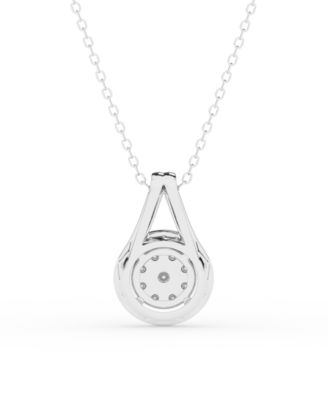 Diamond Pendant 18" Necklace (1/2 ct. t.w.) in Sterling Silver