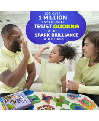 Toddler Puzzles Ages 2-4 - Large Floor Puzzles for Kids 3-5 - 8 Realistic Animal Shapes