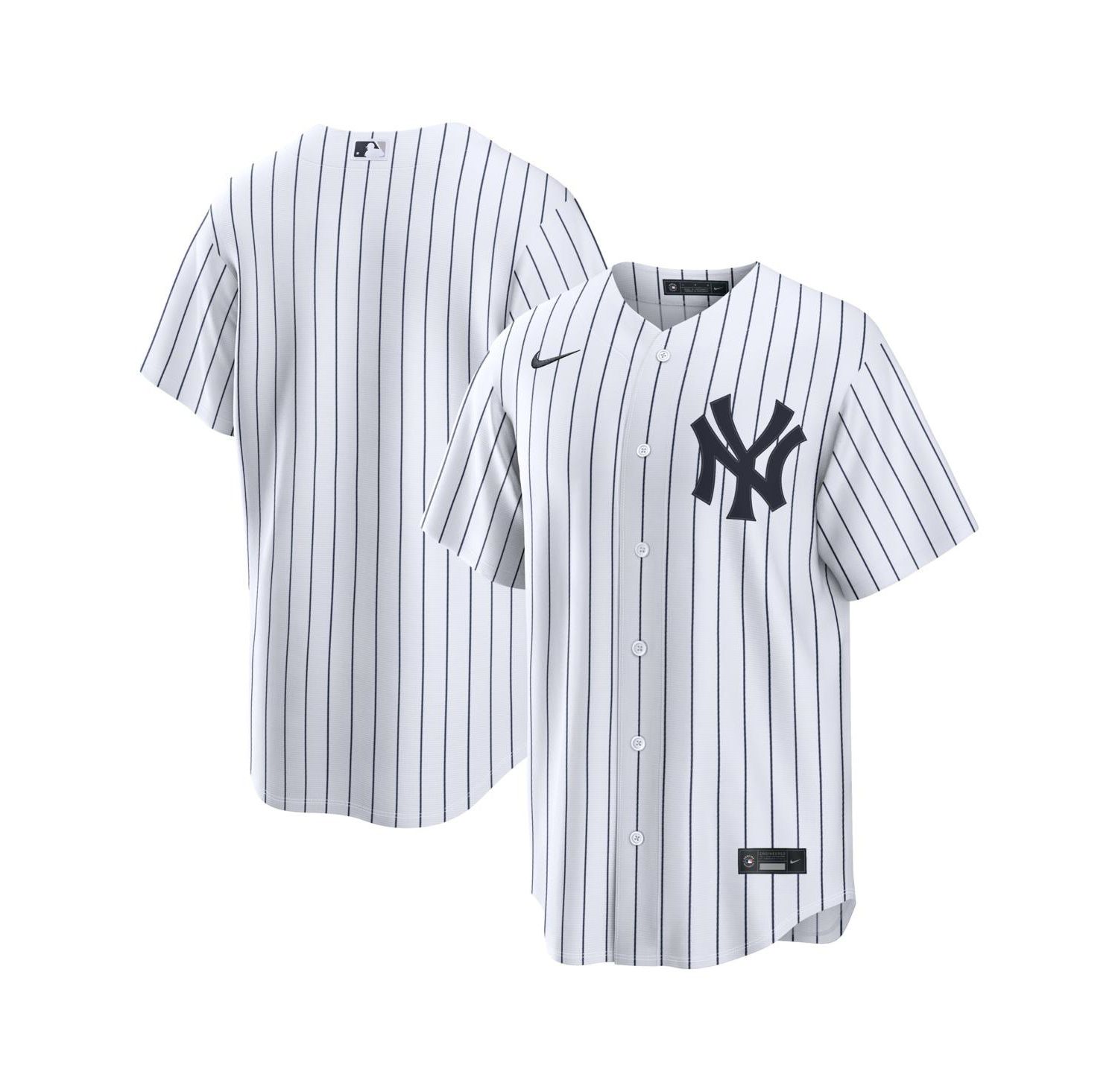 Men's White New York Yankees Home Replica Jersey