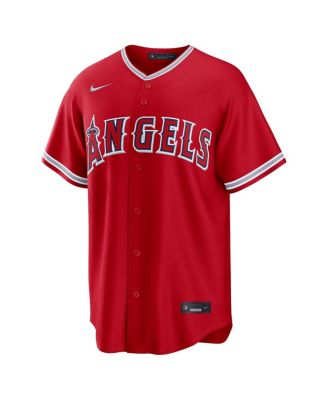 Men's Mike Trout Red Los Angeles Angels Alternate Replica Jersey