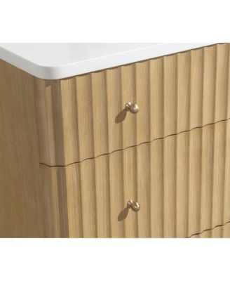 La Jolla 30", Freestanding, Oak Finish