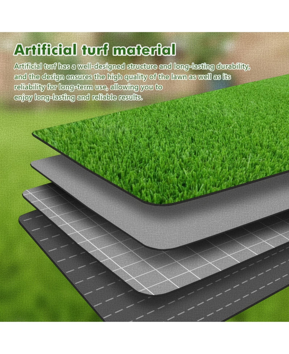 Aronkl Dog Grass Pad Artificial Potty Training Mat Indoor Outdoor Easy Clean
