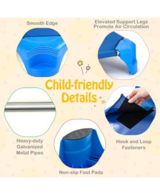 52 Inch Kids Stackable Daycare Cots 6 Pack Portable Nap Beds