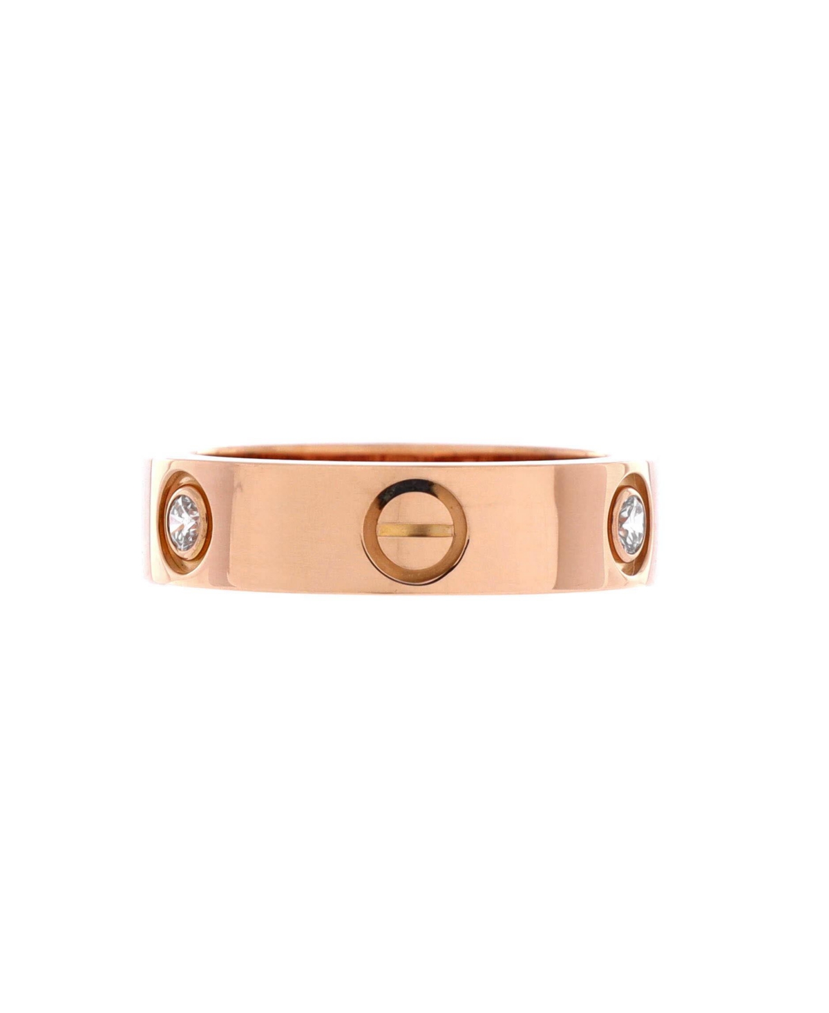Pre-Owned Cartier Love 3 Diamonds Band Ring