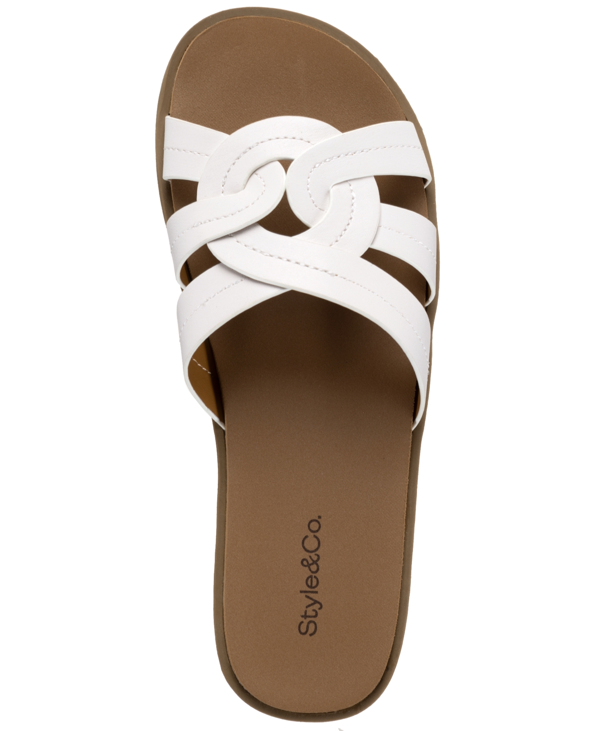 Style & Co Women's Maggiee Twist Strap Flat Sandals, Macy's Exclusive