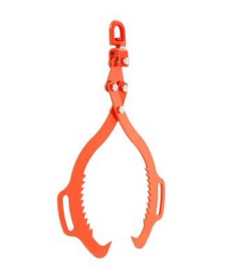 28inches Log Lifting Tongs, 2-Claw Steel Grapple, 1100LBS Capacity for Trucks