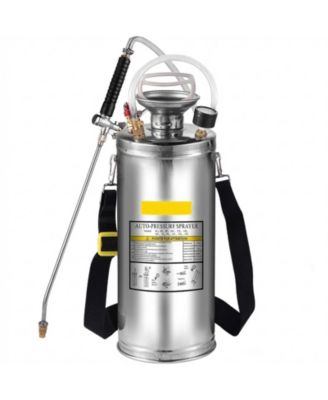 2Gal Stainless Steel Sprayer, 20" Wand, Adjustable Nozzle for Gardening