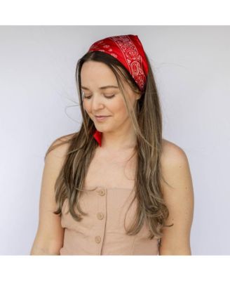 Women's Satin Paisley Headscarf