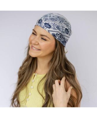Women's Satin Paisley Headscarf