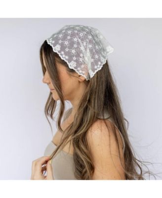 Women's Delicate Lace Headscarf