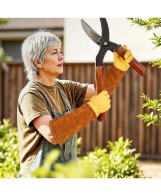 Gardening Gloves, Thorn-Proof, Long-Sleeve, Puncture Resistant