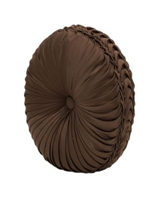 Odette Tufted Round Decorative Pillow, 15" x 15"