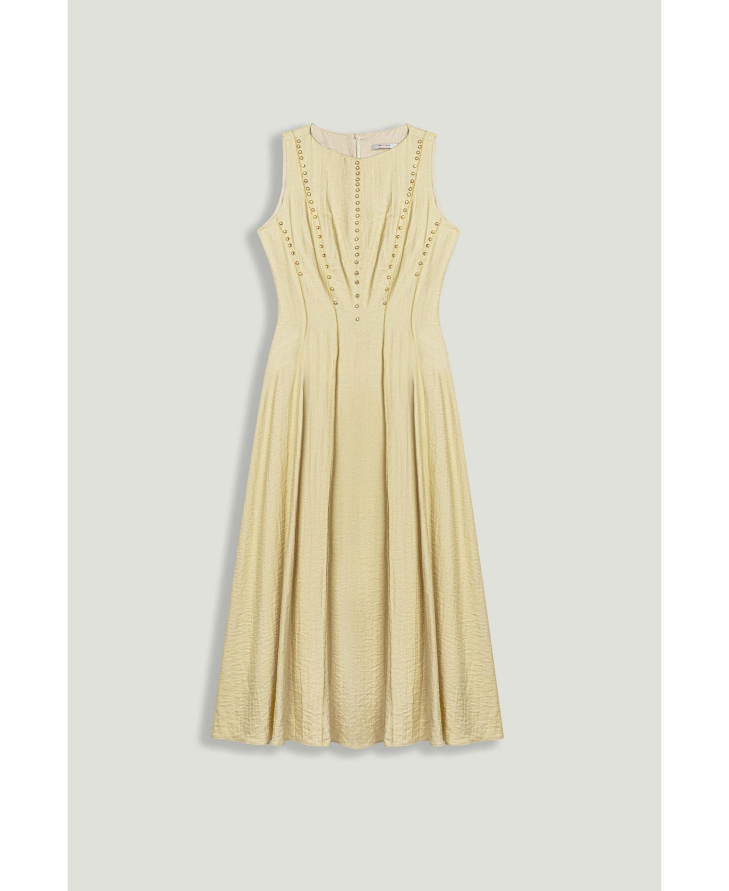 Women's Sleeveless Textured Midi Dress
