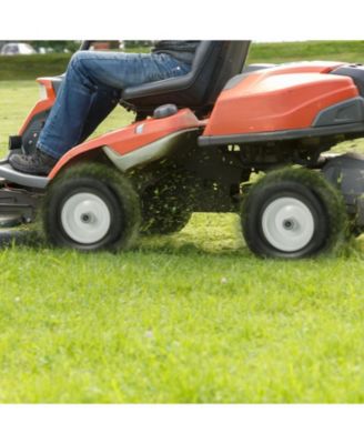 Lawn Mower Tires with Rim, 13x5-6", Tubeless, 2-Pack, Flat-Free PU Tires