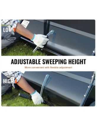 Tow Behind Lawn Sweeper, 50 in, 26 cu. ft Capacity, Adjustable Sweeping Height