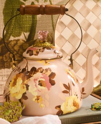 Wild Rose Mauve 3-Quart Tea Kettle