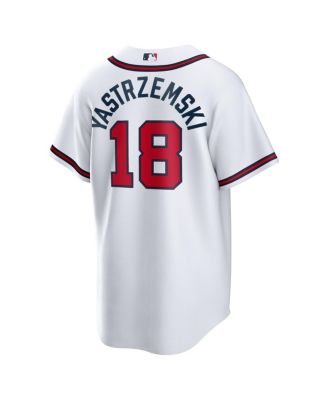 Men's Mike Yastrzemski White Atlanta Braves Replica Jersey