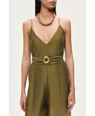 Women's Strappy Wide-Leg Jumpsuit