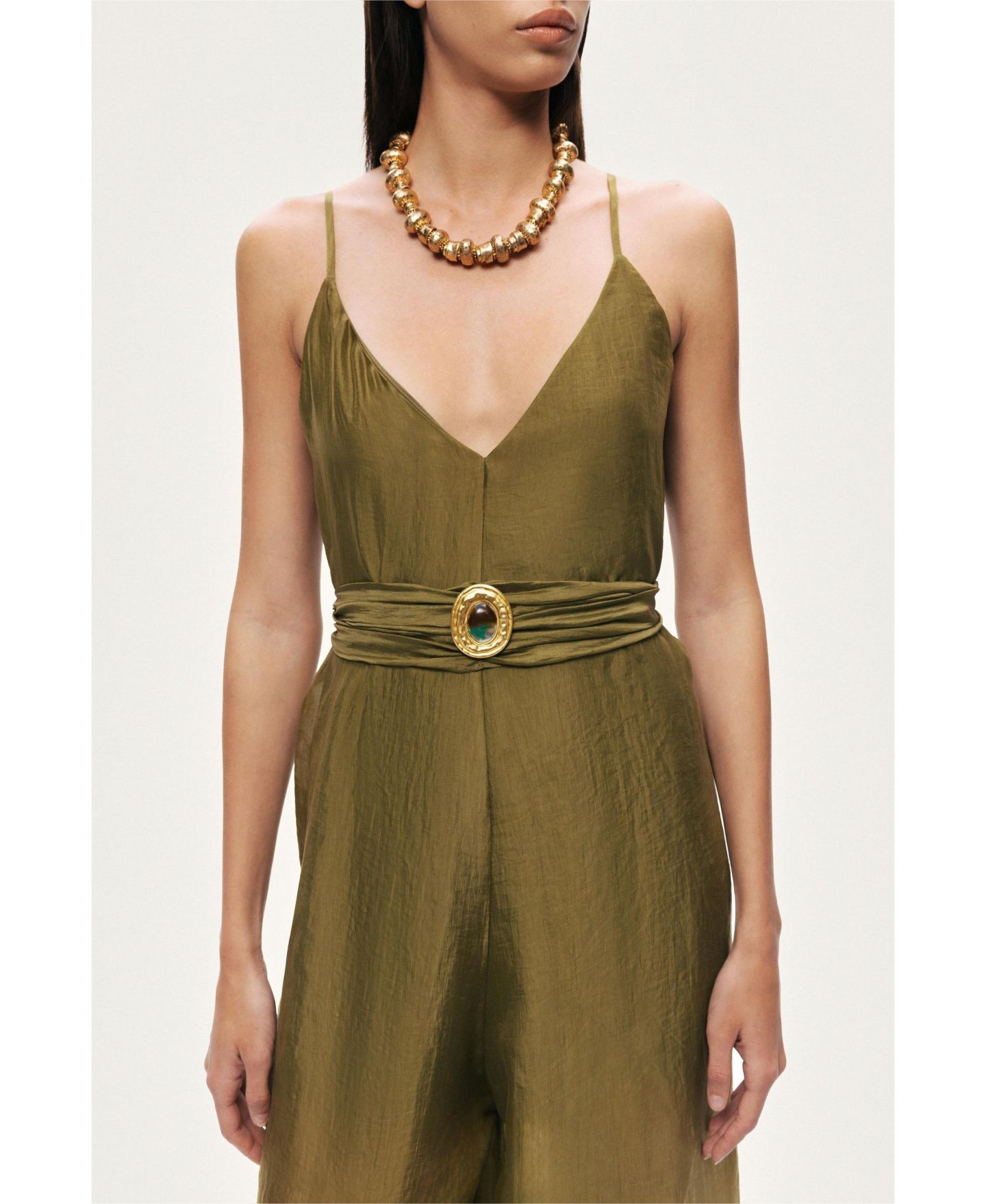 Женский комбинезон NOCTURNE Strappy Wide-Leg Jumpsuit — фото 3