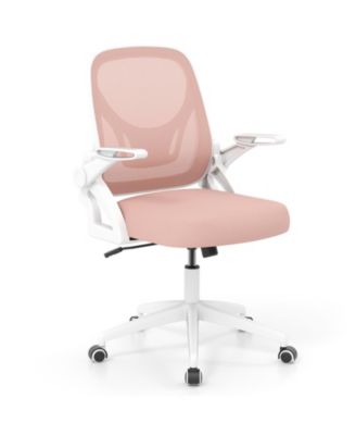 Ergonomic Computer Desk Chair with Lumbar Support and Flip-up Arms