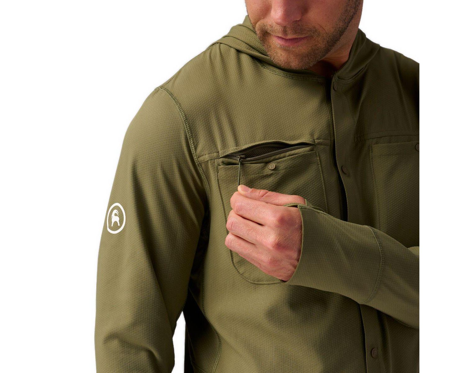 Men's Hybrid Tahoe Sun Hoodie Performance Shirts Long Sleeve