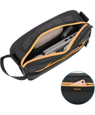 Waterproof Bike Handlebar Bag with Shoulder Strap, Bicycle Front Storage Pouch for Commuting Cycling Travel
