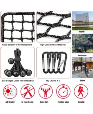 Sports Netting - Heavy Duty Ball Net for Golf, Baseball, Hockey, Soccer