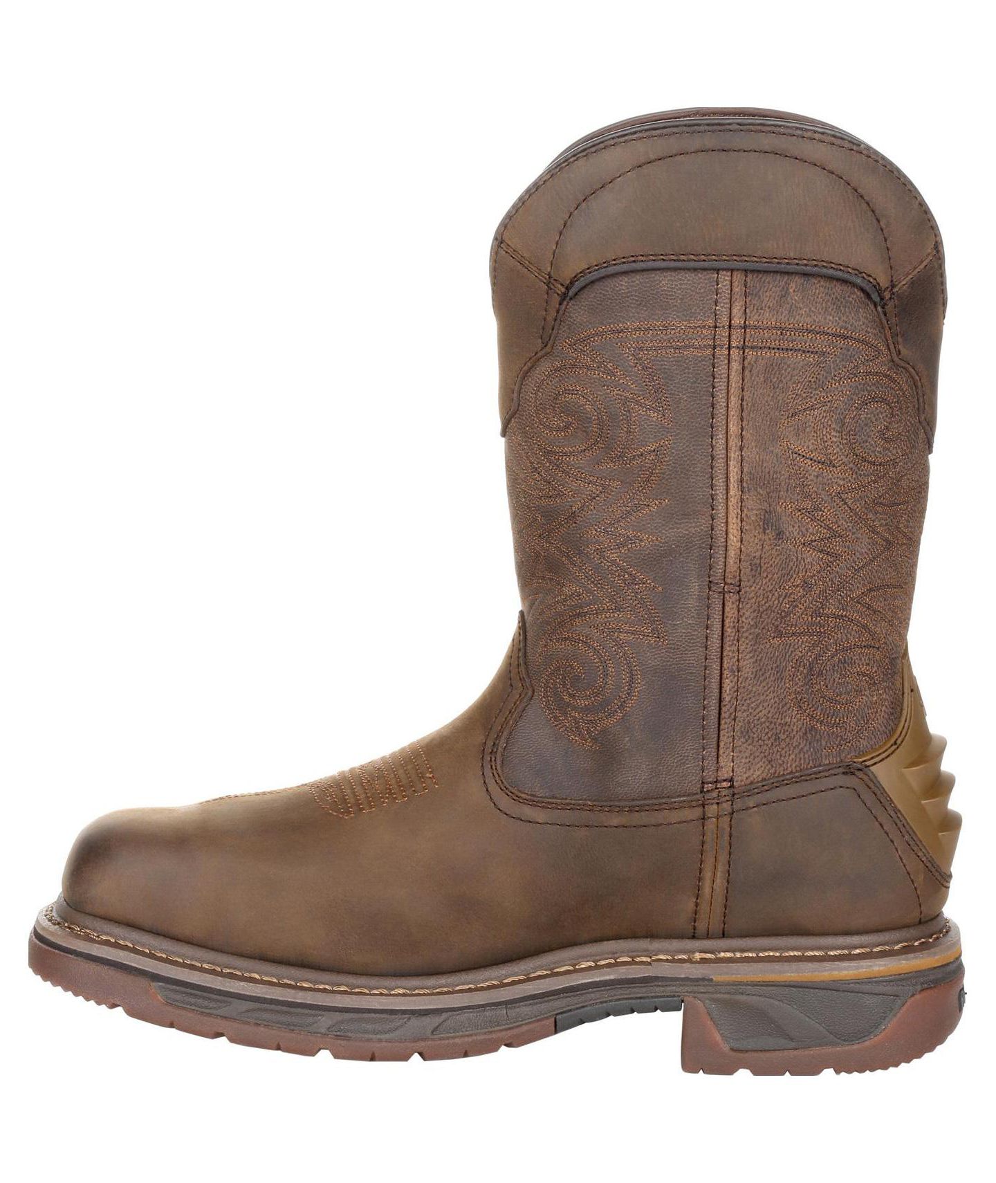Мужские ботинки ROCKY Iron Skull Composite Toe Internal MET Guard Boot, цвет: Коричневый — фото 6