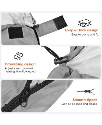 Sleeping Bag Portable Waterproof 4 Seasons Camping Adults Backpacking Camping Outdoor Recreation Gear