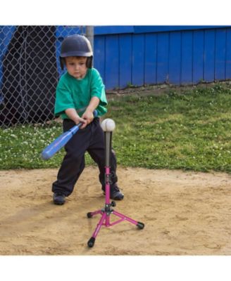 Baseball Tee Batting Tee Softball Tee Portable Travel Hitting Tee,Easy Adjustable Height,Stable Tripod Stand