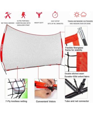 Sports Barrier Net,Sports Net,Barricade Backstop Net,Perfect for Baseball,Softball,Soccer, Basketball,Lacrosse