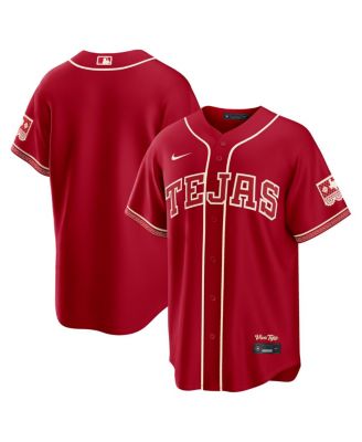 Men's Red Texas Rangers 2026 City Connect Stadium Jersey