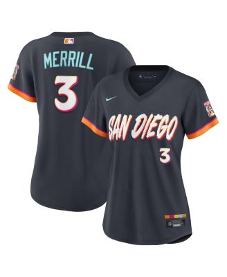 Women's Jackson Merrill Black San Diego Padres 2026 City Connect Stadium Jersey
