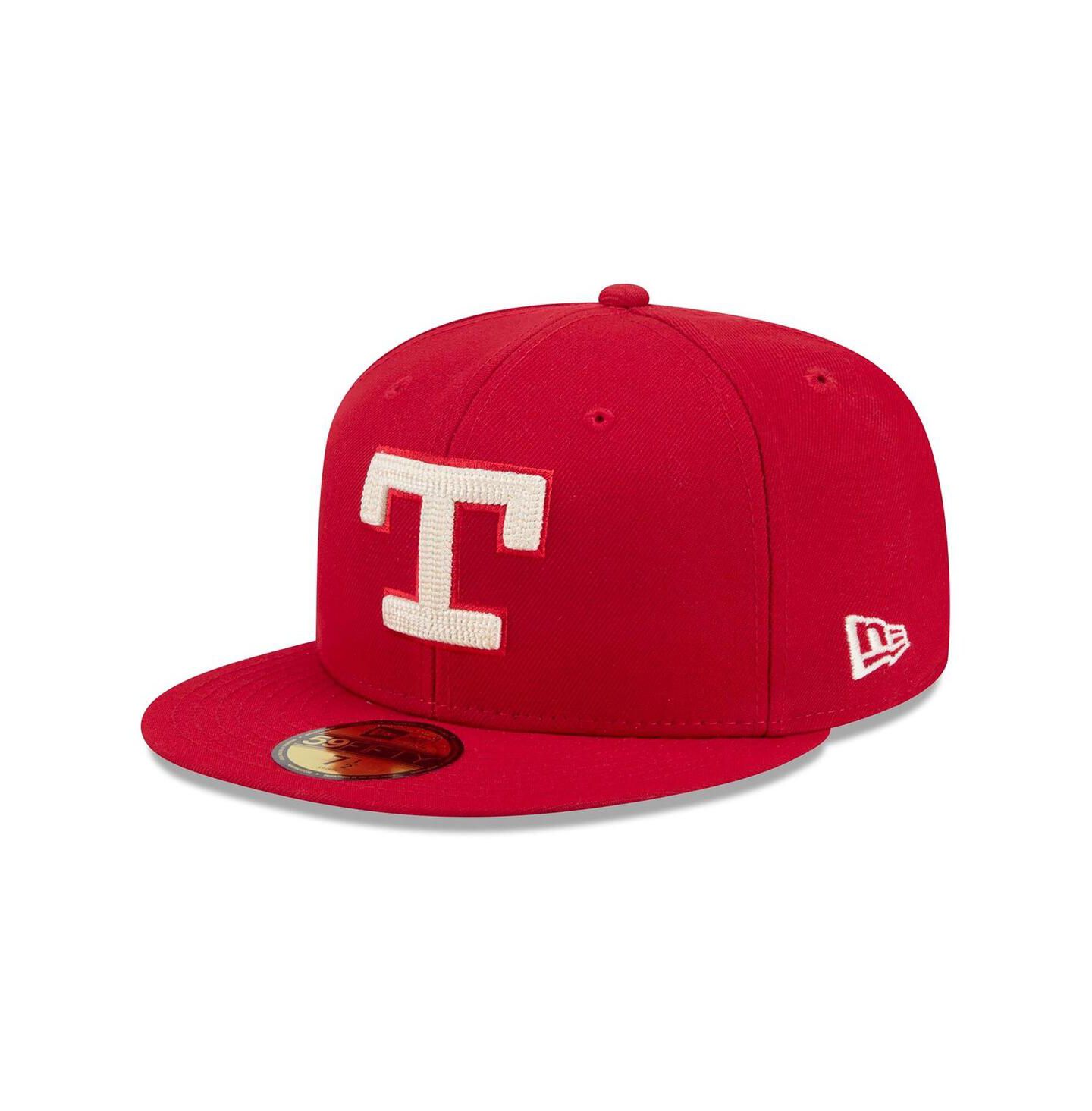 Мужская кепка New Era Red Texas Rangers 2026 City Connect 59FIFTY Fitted Hat — фото 2