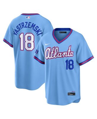 Men's Mike Yastrzemski Powder Blue Atlanta Braves 2026 City Connect Stadium Jersey