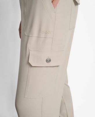 Women's Drawcord-Waist Cargo Jogger Pants