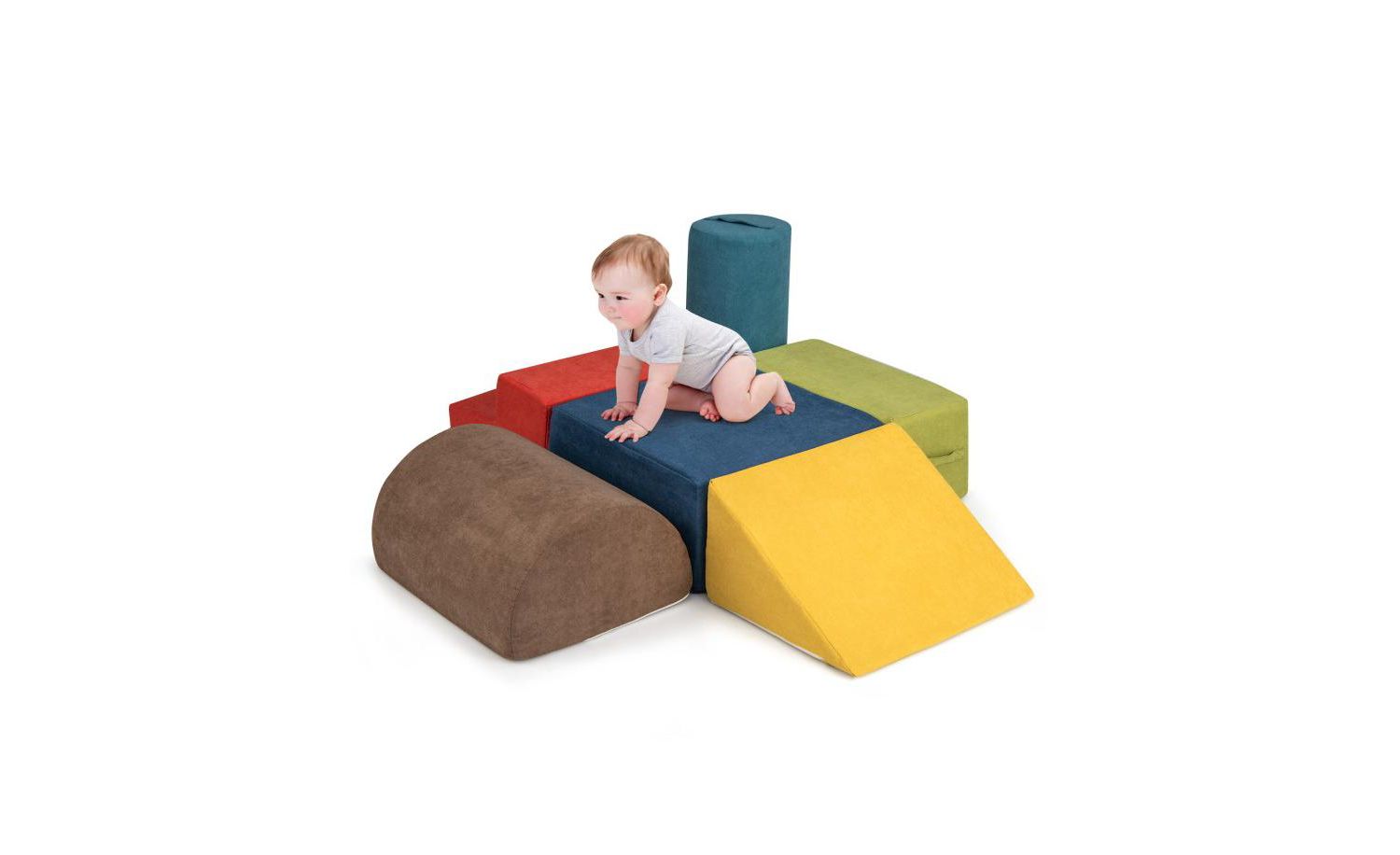Foam Modular Climbing Blocks, 6-Piece Set
