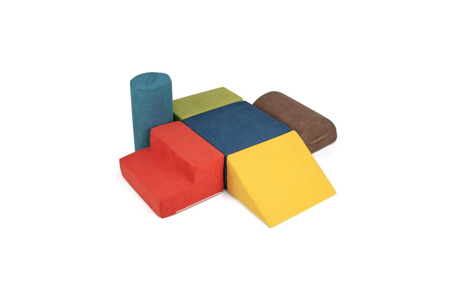 Foam Modular Climbing Blocks, 6-Piece Set