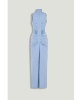 Women's Sleeveless Ruched Maxi Dress