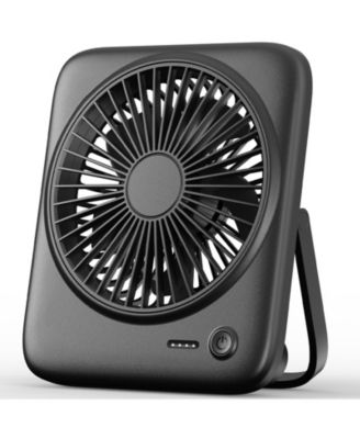 Portable Desk Fan USB Rechargeable Quiet 4-Speed 4000mAh