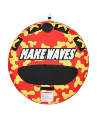 2-Rider Inflatable Towable Tube 340 lbs Full Nylon Cover