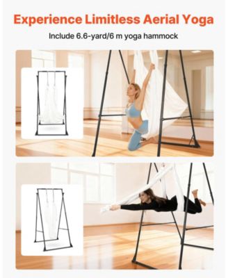 Yoga Stand Frame 440 lbs Triangular Rig with Hammock