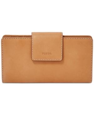 UPC 723764520941 product image for Fossil Emma Leather Tab Clutch Wallet | upcitemdb.com