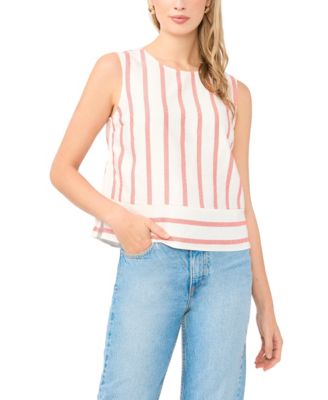 Women's Sleeveless Crewneck Blouse