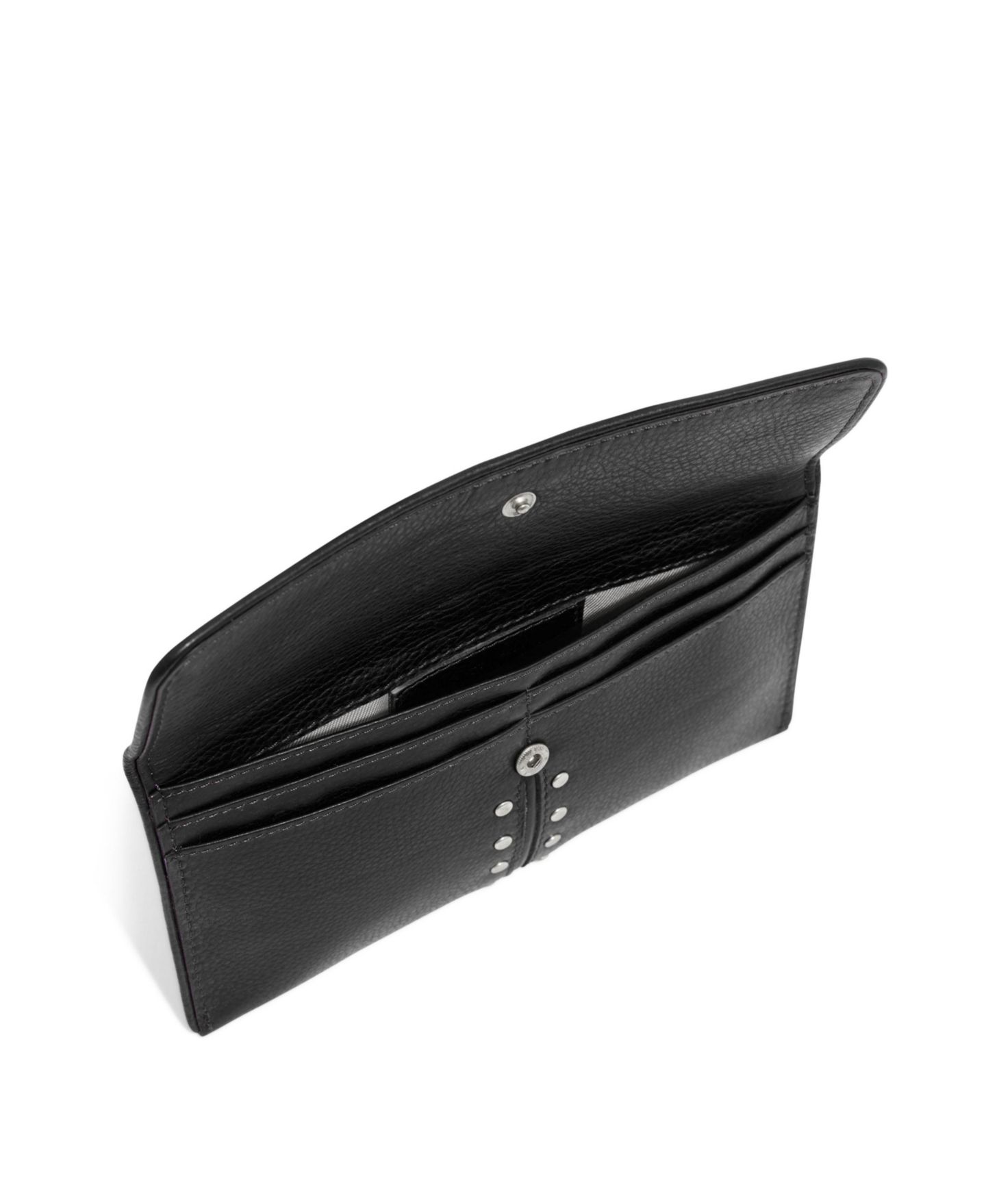 Женский кошелёк American Leather Co. Mittie Bifold Wallet, цвет: Чёрный — фото 3
